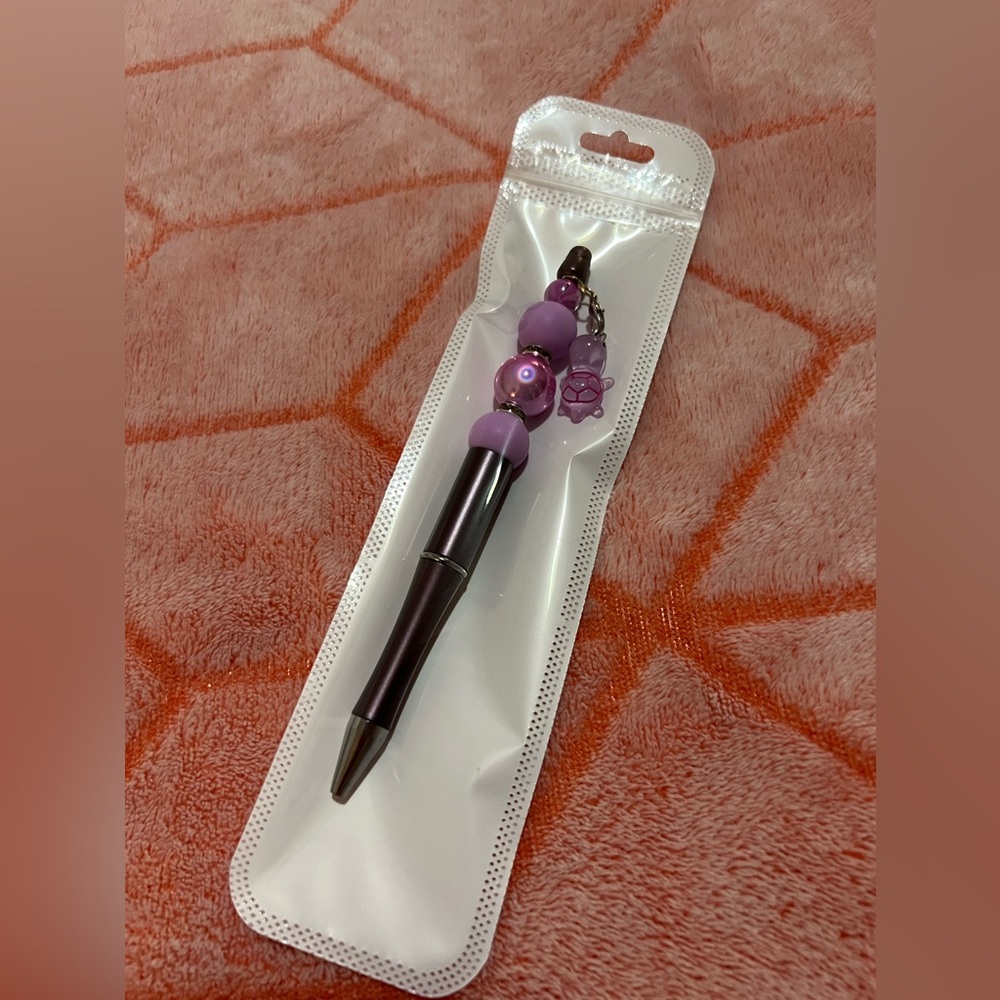✨New✨ Hand Beaded Turtle Pen 🐢🔥